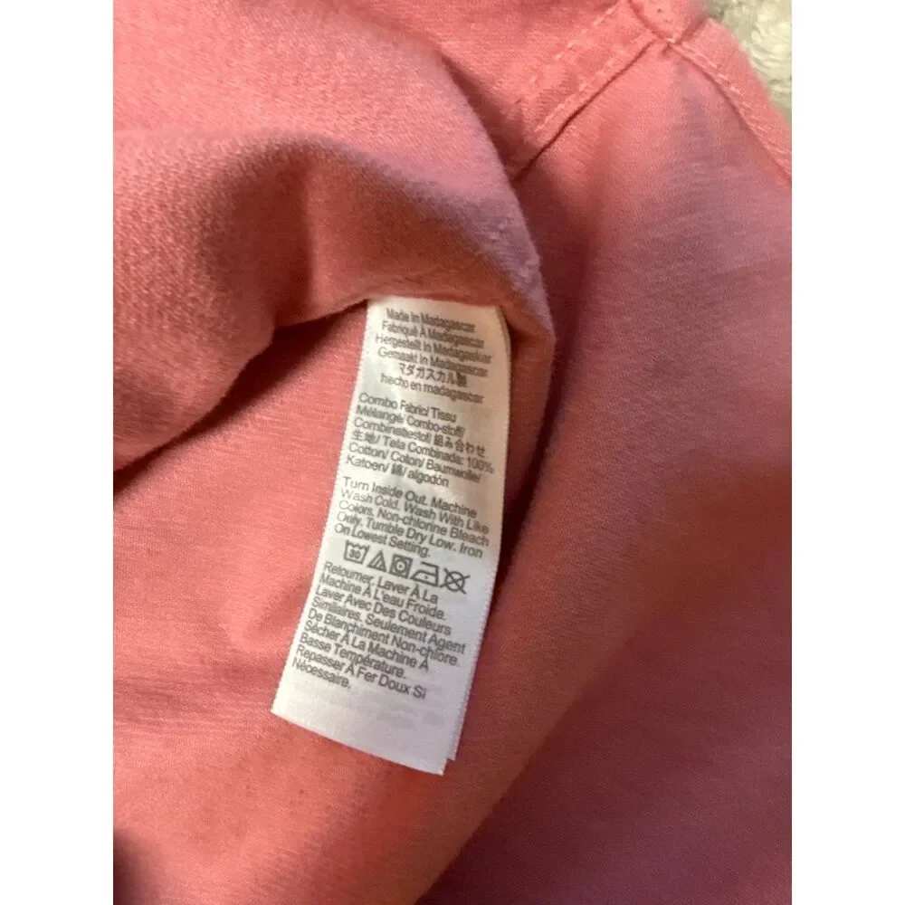 J. Crew Cotton Corduroy Long Sleeve Button-Down Pink Men's Size Small NWT
